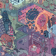 A crop of Raid 2, a poster by Laurie Greasley and Josan Gonzalez.